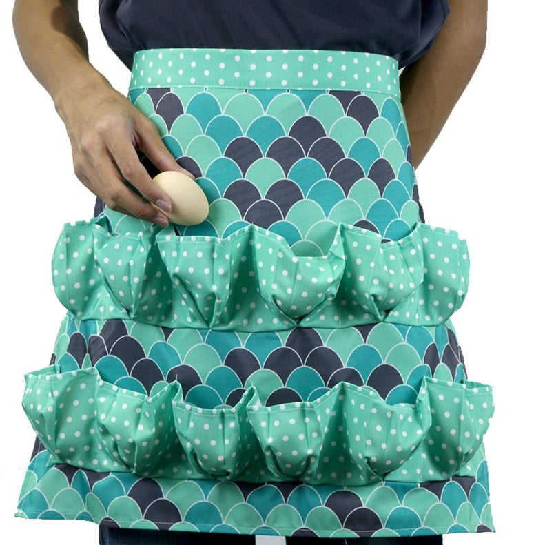 turquoise kitchen apron