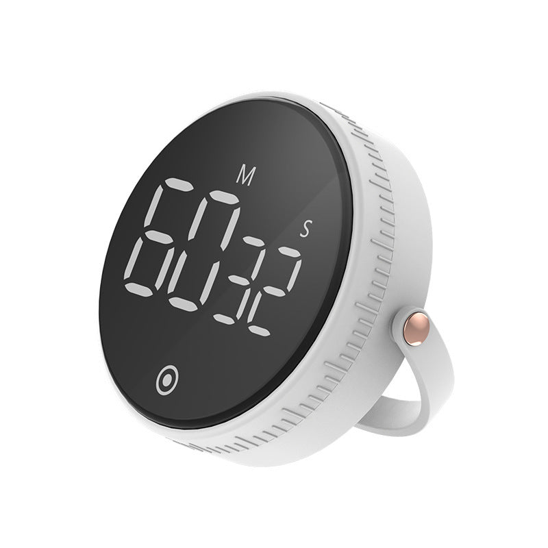 white digital kitchen timer